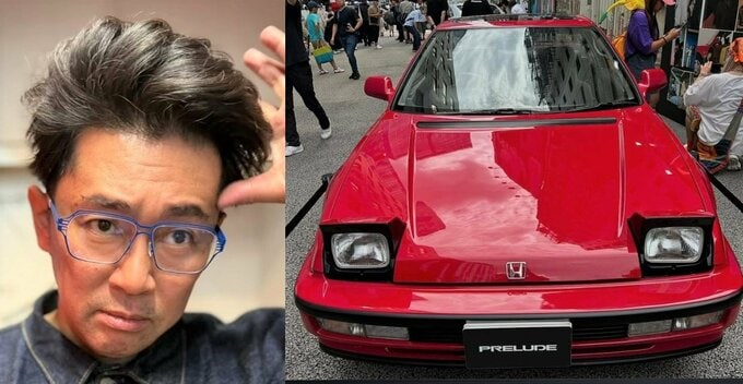 【 ビビる大木 】　憧れの名車を紹介　「買わなかったけど、やはりカッコイイ」　当時を懐かしむ　【 Honda PRELUDE（プレリュード） 】|TBS NEWS DIG