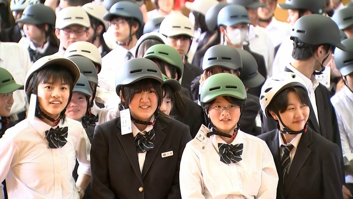 東かがわ市の高校を自転車の安全運転に取り組む「アンバサダー校」に