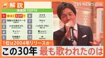 この30年で最もカラオケで歌われた曲は?2位「残酷な天使のテーゼ」を抜いた1位は2004年のあの曲【Nスタ解説】|TBS NEWS DIG