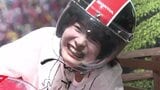 「見た目以上にきつい」地面スレスレに傾けたバイクへ試乗！ ホンダ熊本の "遊び場" が本気すぎる|TBS NEWS DIG