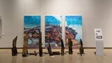絵画や立体造形、芸術家が会場で作り上げたインスタレーションなど56点が並ぶ 美術団体「エコール・ド・エヌ」の会員の作品を集めた展覧会 盛岡市 | IBC NEWS | IBC岩手放送