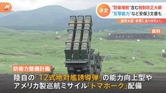  新しい安全保障関連3文書　まもなく閣議決定　「12式地対艦誘導弾」「トマホーク」の配備について　防衛力整備計画に盛り込りこまれる| TBS CROSS DIG with Bloomberg