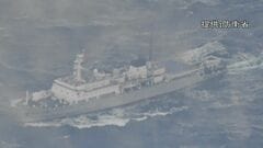【速報】中国海軍の測量艦　屋久島付近で領海侵入| TBS CROSS DIG with Bloomberg