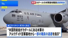 カタールの米軍基地から一部の職員が撤退 イランの警告をうけ「予防措置」　米メディアが報道| TBS CROSS DIG with Bloomberg