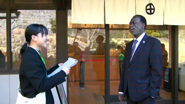 チリツィ・マルワラ国連大学学長が鹿児島に 高校生や大学生と交流|TBS NEWS DIG