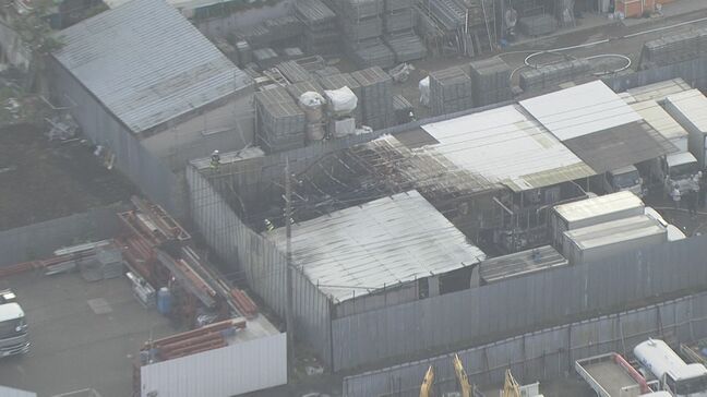 神奈川・相模原市の倉庫で火事　1時間でほぼ消し止められる　けが人や逃げ遅れなし|TBS NEWS DIG