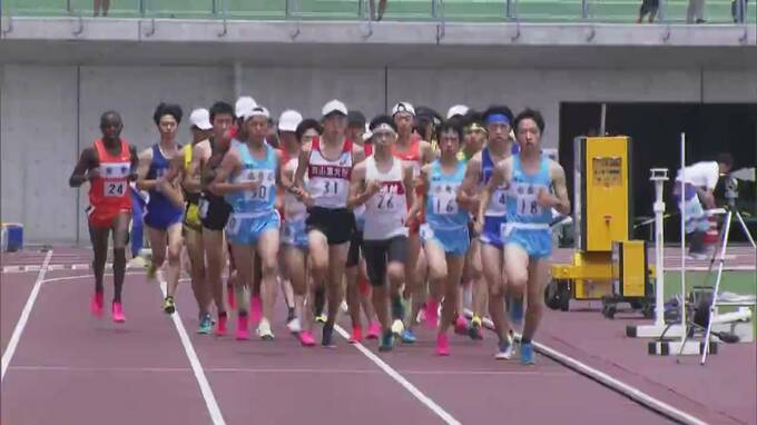 岡山県高校総体・陸上競技大会2日目　倉敷高校ワンツーフィニッシュ　ドルーリー選手800mでも躍動【岡山】|TBS NEWS DIG