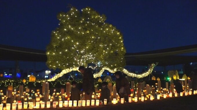 キャンドル・ジュンさんがデザイン監修　JR竜王駅でイルミネーションイベント「ドラゴンナイト」　山梨・甲斐市　|　山梨のニュース | ＵＴＹテレビ山梨