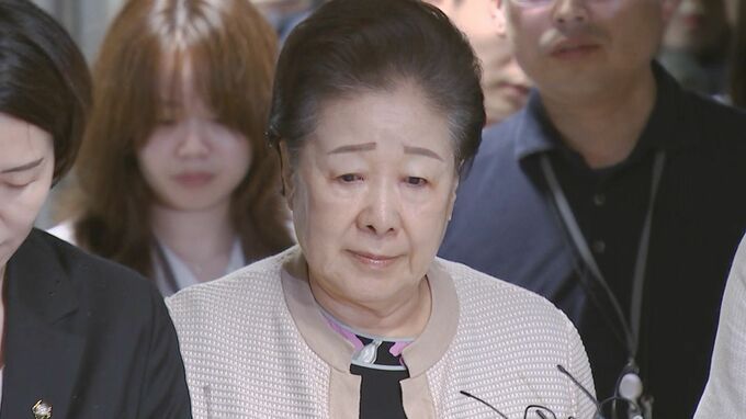 【速報】旧統一教会・韓鶴子総裁の事情聴取終わる　記者団に「違います」と事件への関与を否定