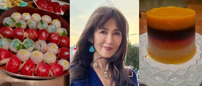 【工藤静香】　「手毬寿司と五色サラダ、五色ゼリー」「お料理パートナーは　Kōki」　豪華・お正月料理にファン反響|TBS NEWS DIG