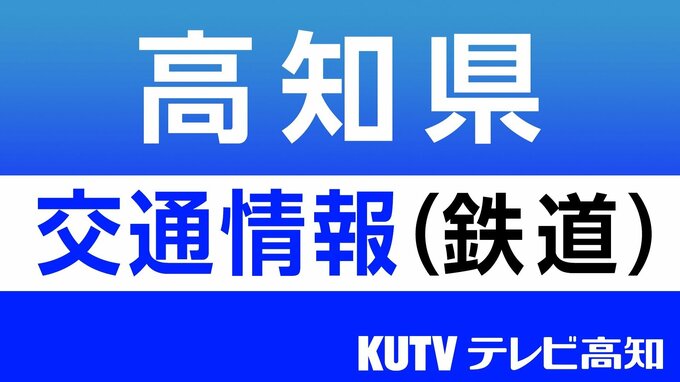 【高知に大雪】JR土讃線　特急「南風」運休・特急「あしずり」にも影響（午前11時30分現在）【交通情報】　|　高知のニュース・天気｜KUTV NEWS | KUTVテレビ高知