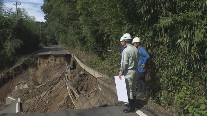 道路陥没で3人重軽傷 “地盤の弱さ”指摘も 馳浩石川県知事が原因究明を指示　|　石川県のニュース｜MRO北陸放送