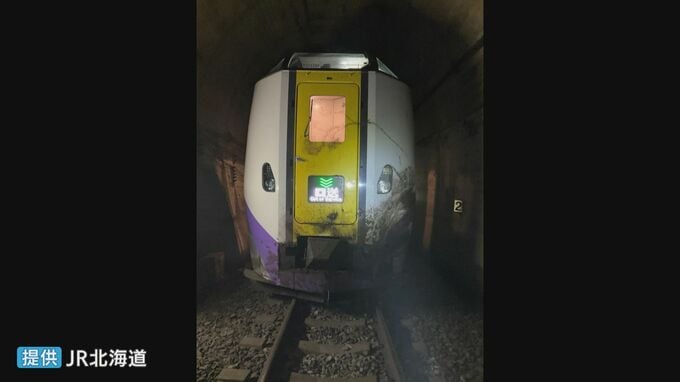 JR北海道の室蘭線で回送列車が脱線　大雨で流れ込んだ倒木に衝突|TBS NEWS DIG