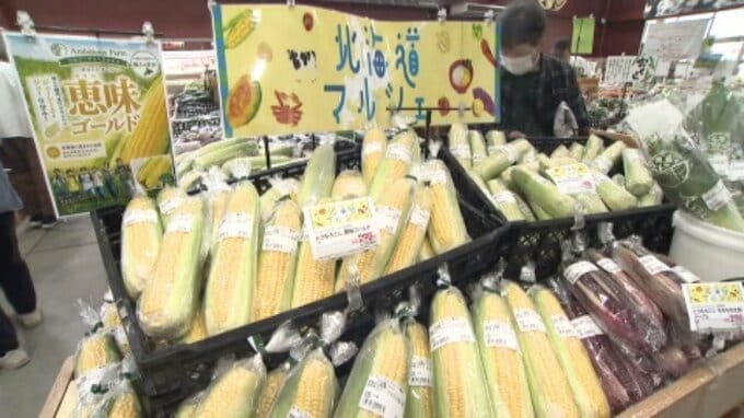 愛媛･松山市のスーパーで「北海道マルシェ」始まる 特産品80種類を販売|TBS NEWS DIG