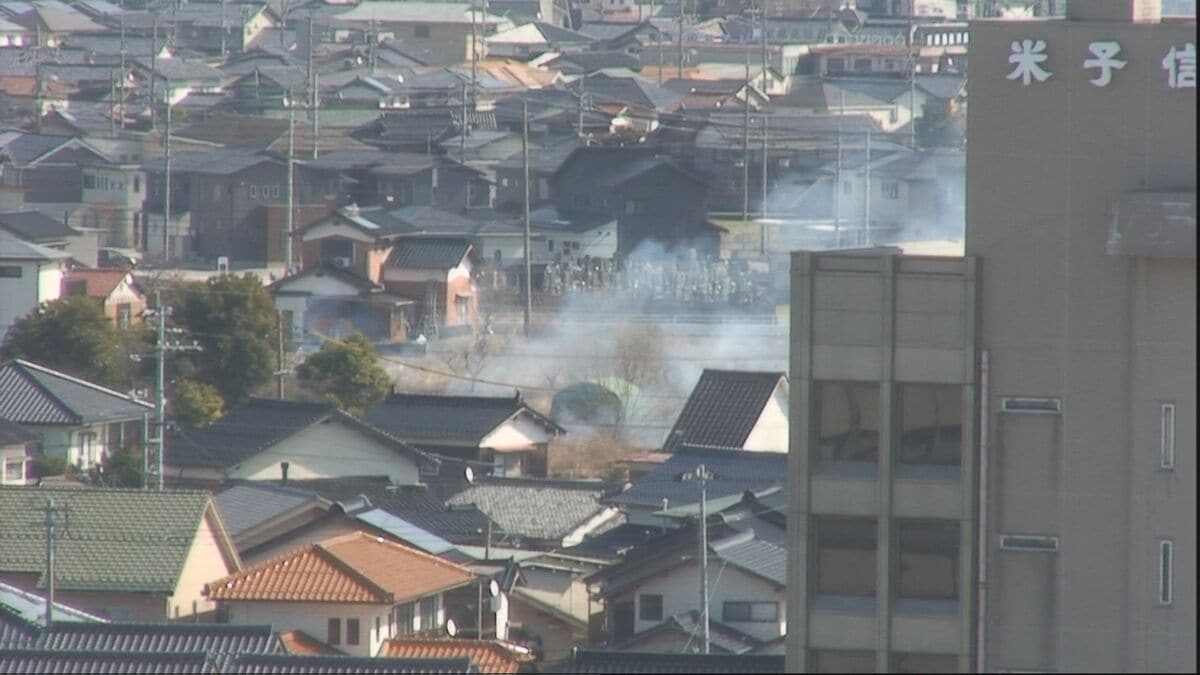 野焼き”の火が燃え広がったか…米子市東福原で畑や草地4300平方メートル