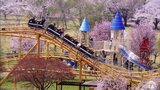 満開のサクラとジェットコースターや青い空に沈みゆく夕日など… 公園内の四季折々の風景を撮影した写真123点を展示 青森県「八戸公園」|TBS NEWS DIG