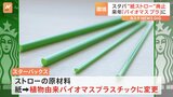 スターバックス「紙ストロー」廃止へ　来年1月から順次 植物由来「バイオマスプラスチック」に|TBS NEWS DIG