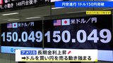 【速報】円相場1ドル=150円台突破 円安止まらず|TBS NEWS DIG