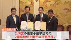 東京での選挙協力復活　自公が合意文書締結| TBS CROSS DIG with Bloomberg