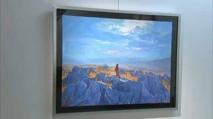 和気町出身の画家・池上わかなさんの油絵展 光と影を繊細に表現 日展の