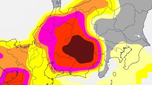 【関東甲信】甲信地方は11日昼前～夜遅く　雷を伴った激しい雨の降る所が　警報級の可能性も　【発雷確率・雨と風のシミュレーション】|TBS NEWS DIG