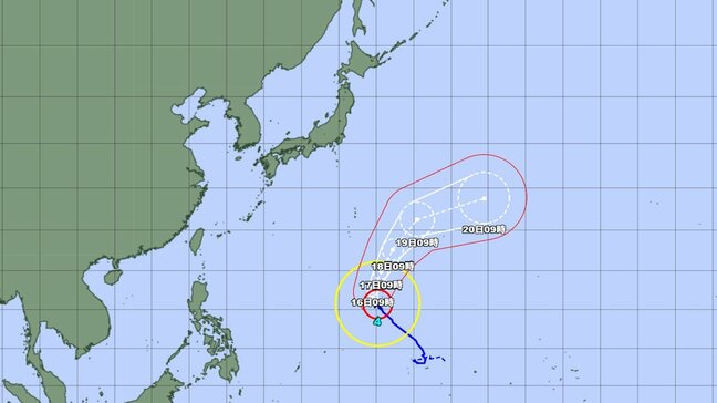 【台風情報】大型で非常に強い台風4号(シンラコウ)　このあとの勢力と進路を詳しく　最大瞬間風速70メートル　今後の全国の天気を画像で　気象庁|TBS NEWS DIG