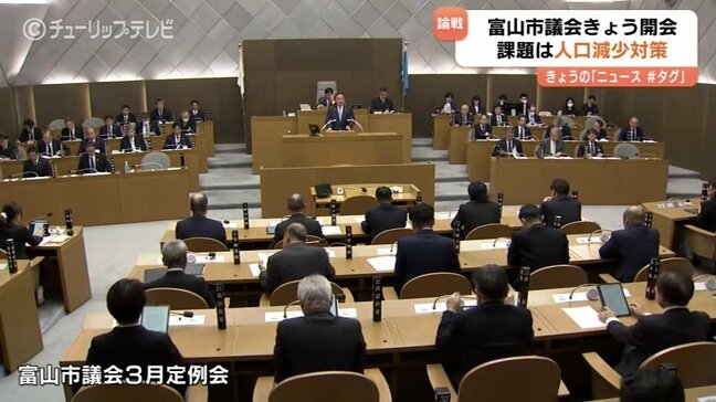 富山市予算案は過去最大1997億円 藤井市長が提案理由説明 喫緊の課題は人口減少・少子化対策…独自の「富山型婚活」に取り組む|TBS NEWS DIG