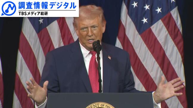 「就任1年」トランプ2.0 WATCHING~行く先の見えない“トランプ革命”の「行動原理」~【調査情報デジタル】|TBS NEWS DIG