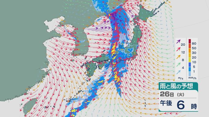 朝や日中は晴れていても… 近畿から東海・関東は「帰宅時の急な雨風の強まり」に注意を 各地の前線通過のタイミングと雨と風シミュレーション|TBS NEWS DIG