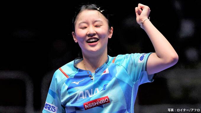 卓球女子、香港破り決勝進出！グループLからオール3－0勝ち、15歳張本は執念の大逆転でエース撃破 53年ぶり金へ中国と決戦|TBS NEWS DIG