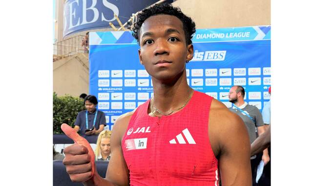 男子110mH 東京世界陸上代表・村竹ラシッドは13秒17で4着【陸上DLモナコ大会】|TBS NEWS DIG