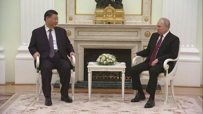 ロシア主要紙は中ロ首脳のトーンの違いを指摘　協議「容易ではない」　習近平主席ロシア訪問|TBS NEWS DIG