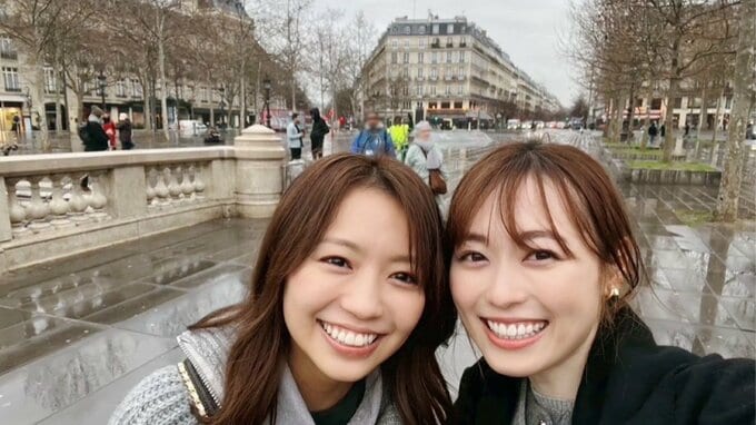 【 大原優乃 】　福原遥とパリ旅行　思い出ショット公開　「沢山笑って、食べて、観光して。心が満たされた時間でした」|TBS NEWS DIG