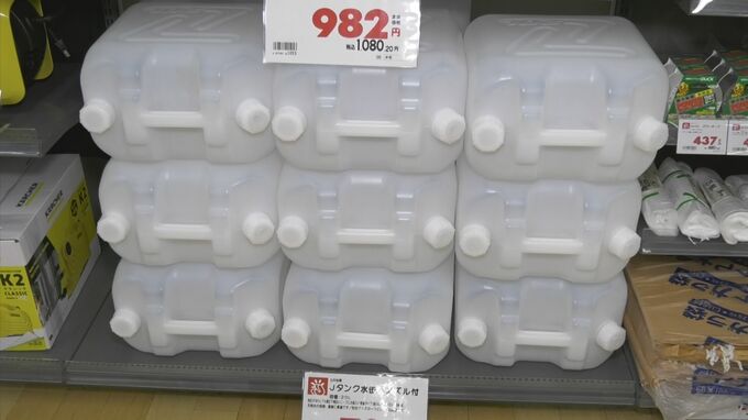 能登半島地震から１か月…売れる防災グッズは「水タンク」や「耐震ポール」　主要な水道管で耐震化が進んでいない現状も　|　BSSニュース | BSS山陰放送