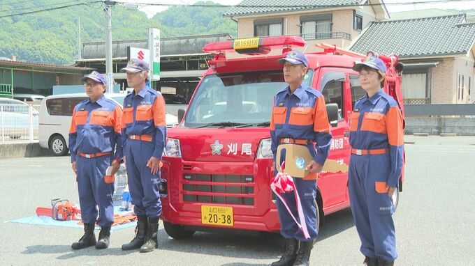 すぐに駆けつけるのが困難な離島　消防団の車両が更新　山口・周南　|　山口のニュース・天気・防災｜tys NEWS｜ｔｙｓテレビ山口