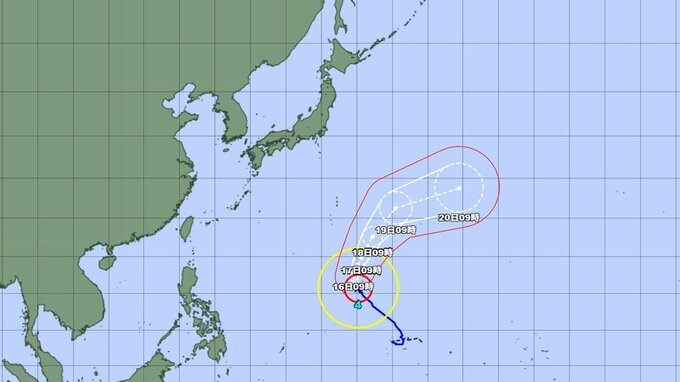 【台風情報】大型で非常に強い台風4号(シンラコウ)　このあとの勢力と進路を詳しく　最大瞬間風速70メートル　今後の全国の天気を画像で　気象庁|TBS NEWS DIG