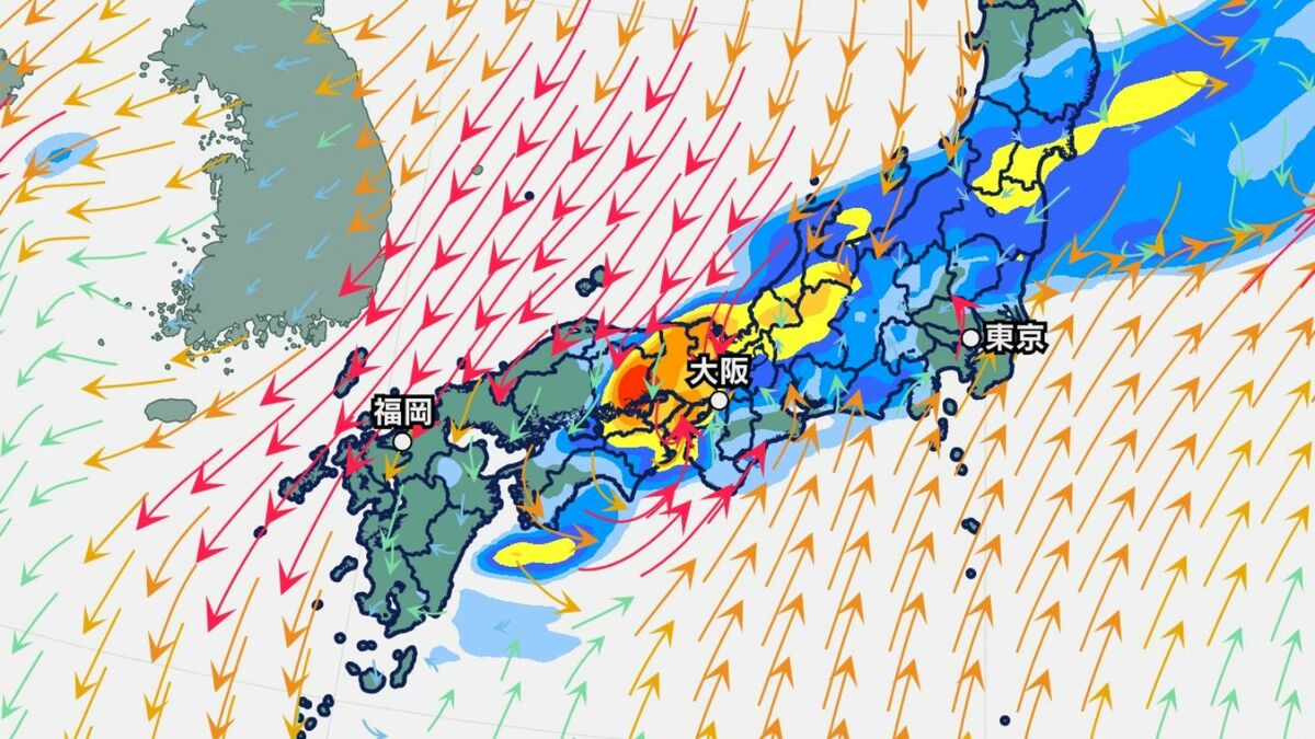 【大雨情報】関東甲信・四国250ミリ 東海・近畿200ミリ「熱帯低気圧＋前線」が列島横断　10日にかけ大雨続くおそれ【雨シミュレーション13日（日）まで】