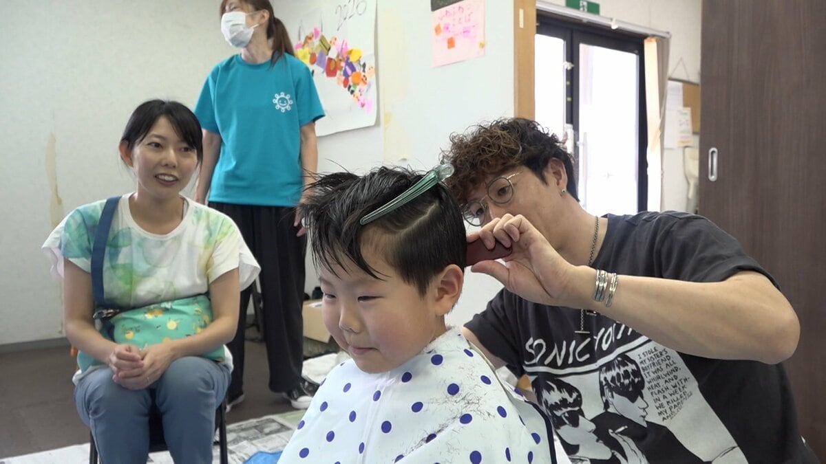 【理容ボランティアの日】理容師が児童発達支援施設で子どもたちの髪をカット【岡山】