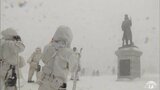 「前が見えなくなって不安だったが…」当時の『雪中行軍』のルートも辿り2時間半…　極寒の冬の八甲田…　急変する天気…　隊員約500人は20kgの装備を背負い歩いた　『八甲田演習』スキー行進　|　青森のニュース│ATV NEWS│青森テレビ
