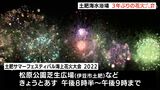 「久しぶりに見たけど、すごくきれいで感動した」高さ200m、幅500mの壮大な花火が観客を魅了 伊豆の西海岸を3年ぶり彩るー静岡・伊豆市|TBS NEWS DIG