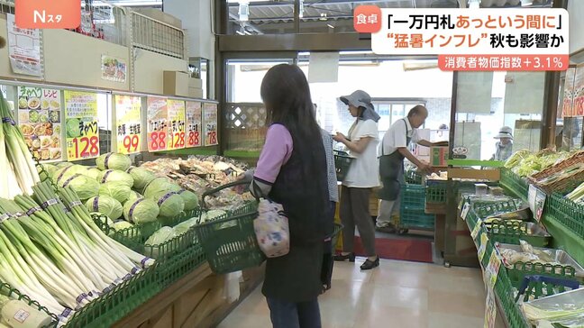 “猛暑インフレ”が秋まで影響? 生育不良・出荷減少で食卓直撃 物価上昇で「家計負担感が高まる」専門家が予想|TBS NEWS DIG