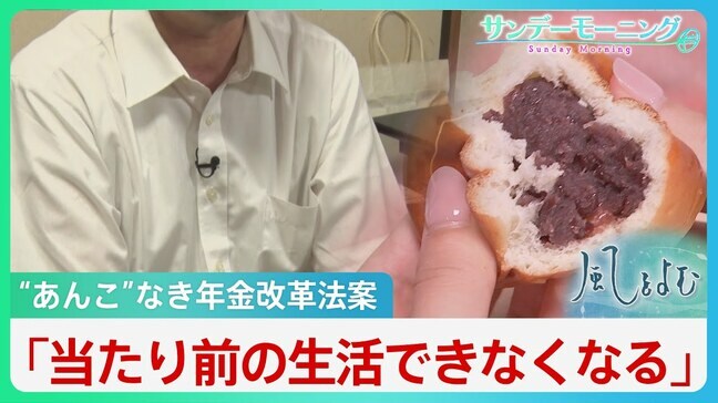 年金改革法案は「あんこが入っていないあんパン」　基礎年金の底上げ“削除”が直撃する就職氷河期世代の悲鳴【風をよむ・サンデーモーニング】|TBS NEWS DIG