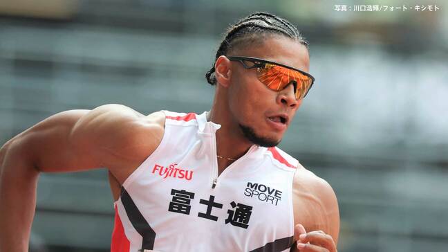 男子400m、中島佑気ジョセフが45秒10の大会新で優勝！世界陸上代表入り へ弾み　佐藤風雅は2着【陸上・トワイライトゲームス】|TBS NEWS DIG