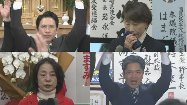 【衆議院選挙2026】長崎選挙区の結果と確定得票数　1区は西岡氏、2区加藤氏、3区金子氏が当選|TBS NEWS DIG