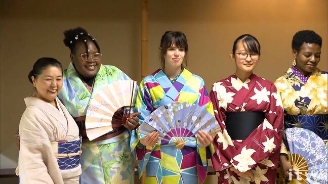 「日本舞踊を世界に広めたい」 夢の実現へ女子中学生が講師 外国人観光客へのプログラムに|TBS NEWS DIG