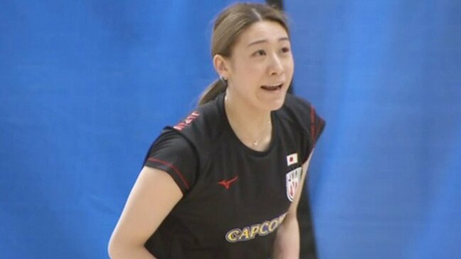 バレー女子日本代表がタイ戦前に当日練習 石川真佑キャプテン「いい入りができれば」【ネーションズリーグ】|TBS NEWS DIG