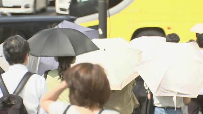 今年の夏 “猛暑日数”歴代最多の都心　男性も44％が日傘利用　20代～30代は半数以上に　利用した男性のうち95％は周囲の視線「気にならない」　東京都の調査|TBS NEWS DIG