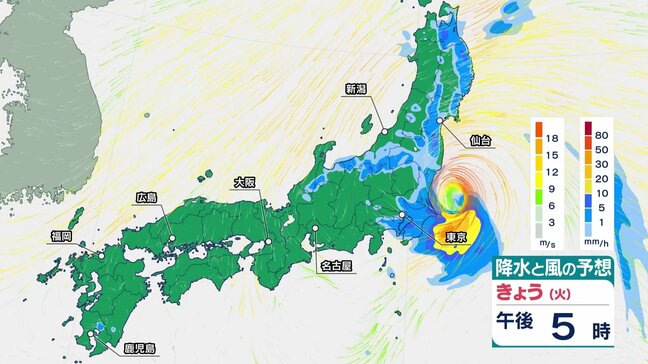 台風15号がきょう夜にも関東上陸へ 関東や東北の太平洋側で雨風が強まる 千葉・茨城は“立っていられない非常に強い風”のおそれ【台風情報】|TBS NEWS DIG