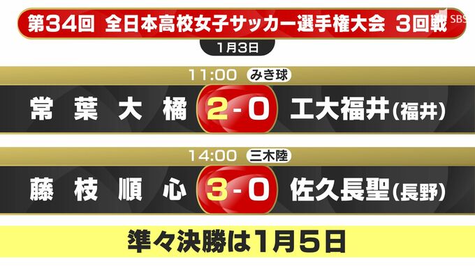 静岡県勢常葉大橘、藤枝順心＝全日本高校女子サッカー3回戦|TBS NEWS DIG