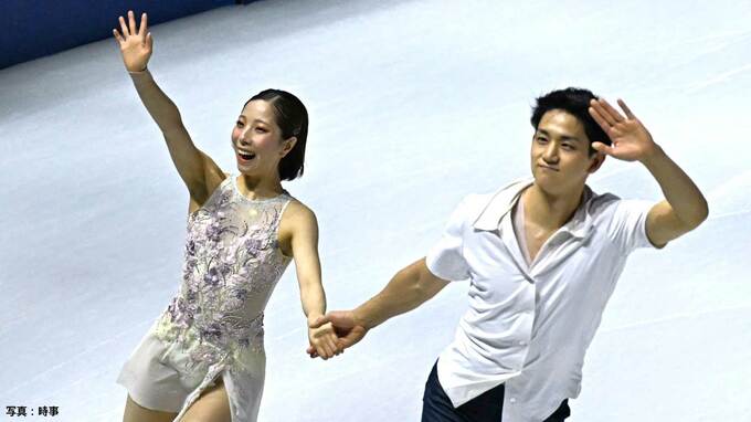 ペア金メダルの“りくりゅう”木原龍一「ペア大国と言われる日本に」思わぬハプニングも笑顔で氷上彩る【エキシビション】|TBS NEWS DIG